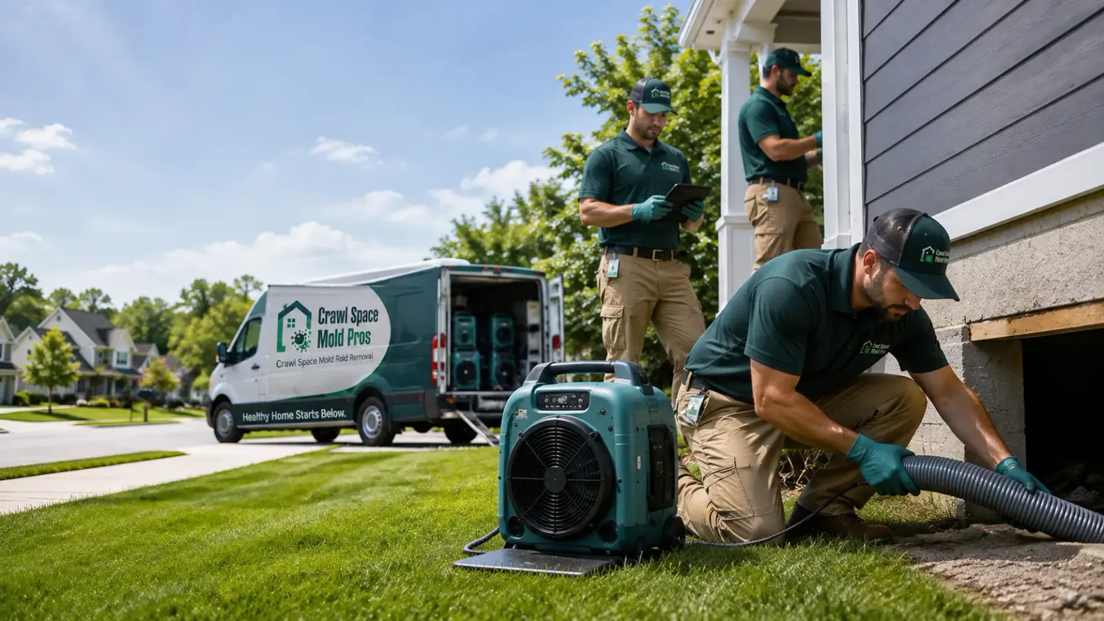 Crawl Space Mold Removal in Sugar Grove, OH